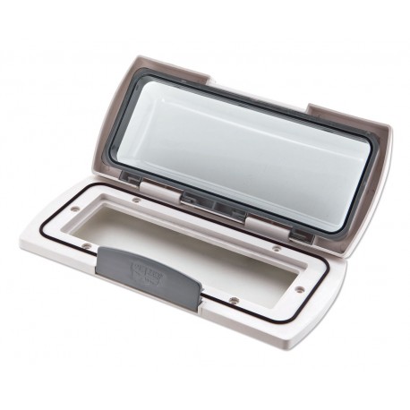 Stereohülle mit hermetischem Verschluss