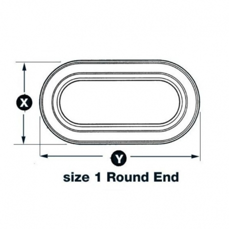 Bullauge aus rostfreiem Stahl AISI 316 - Lewmar