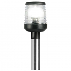 Inclined extractable rod with flag eyelets