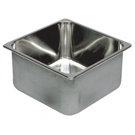 Rectangular stainless steel sink