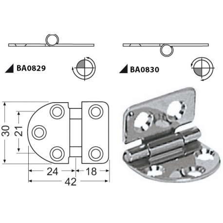 Cerniera inox