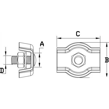 Stainless steel clamp
