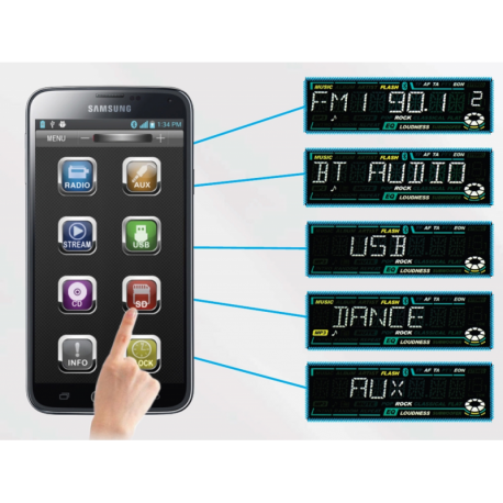 MR762 BRGB Radio - Boss Marine