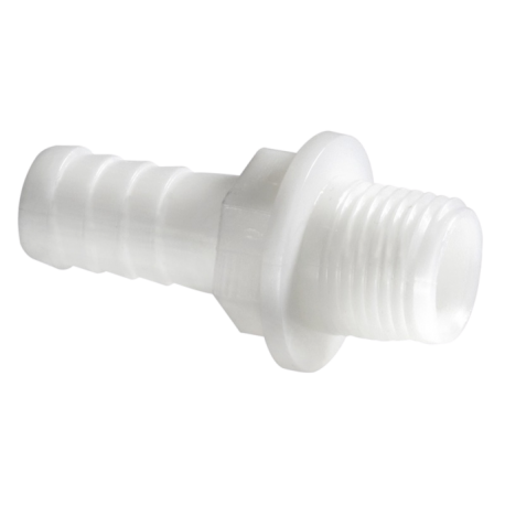 Connecteur de tuyau en nylon blanc