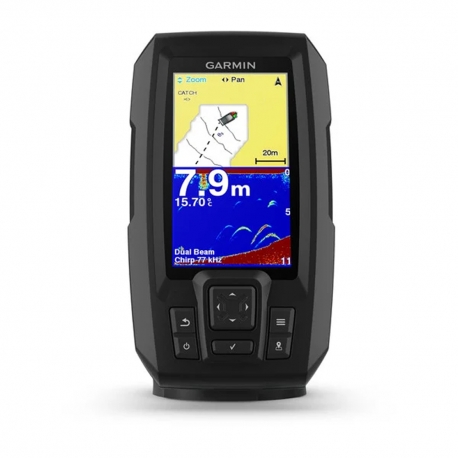 Striker™ Plus 4 Fishfinder + Dubbelstrålegivare