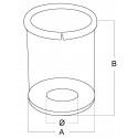 Panier en acier inoxydable pour le filtre de purification d'eau "Ionio".