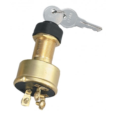 Clé pour démarreur de moteur avec capuchon en caoutchouc