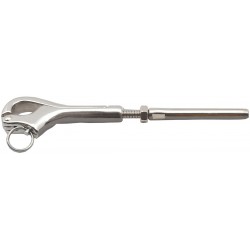 AISI 316 stainless steel turnbuckle with hook and pelican