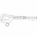 AISI 316 stainless steel turnbuckle with hook and pelican