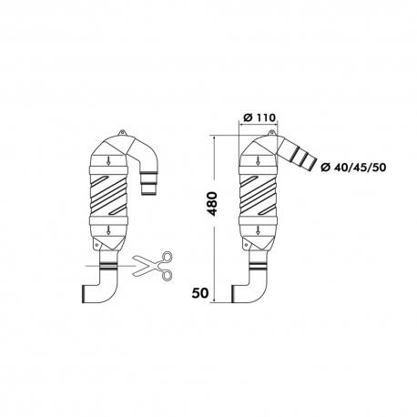 Polyethylene drain backflow trap