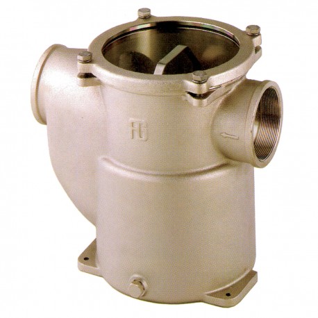 Mittelmeer"-Wasserreinigungsfilter aus vernickelter Bronze