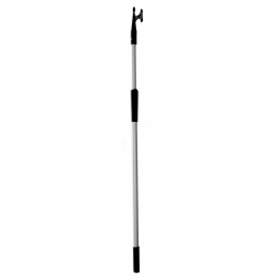 Telescopic boat hook in anodized light alloy, tube Ø mm. 25/30