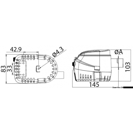 Automatic Europump II bilge pump G750