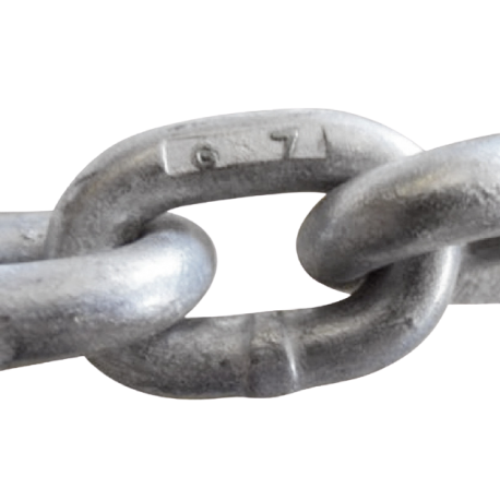 Cadena calibrada galvanizada de grado 80 de alta resistencia - Osculati