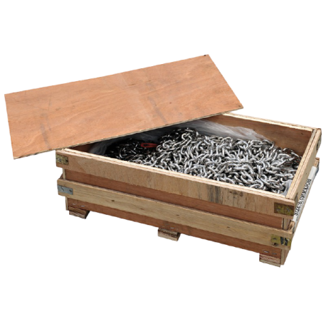 High strength Grade 80 galvanized calibrated chain - Osculati