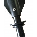 Double paddle with removable joint and ABS paddles for canoes and kayaks