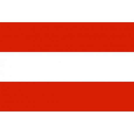 Bandiera Austria  in tessuto stamina di poliestere 100%