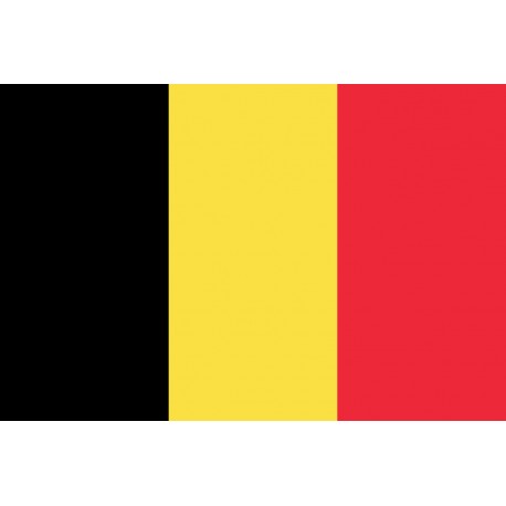 Bandiera Belgio  in tessuto stamina di poliestere 100%