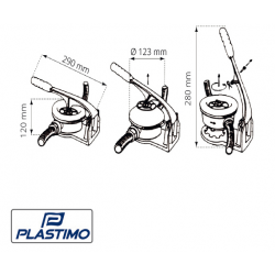 PLASTIMO manuaalinen pilssipumppu 0,5 l/min 2