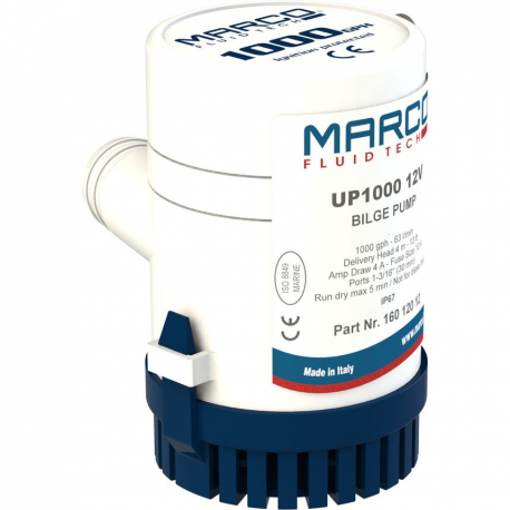 Bilge pump MARCO UP1000 12 V 63 L/min
