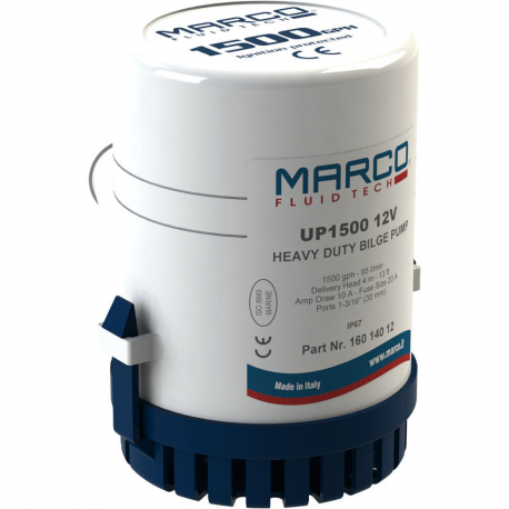 Pompa di sentina MARCO UP1500 12 V 95 L/min
