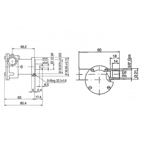 Selbstansaugende Bronzepumpe ST114