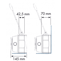 Bomba de achique de membrana PLASTIMO manual de simple efecto 0,85 L/min (sin palanca) 2