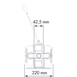 PLASTIMO Membraan Bilgepomp Dubbelwerkend Handmatig 1,3 L/min 2