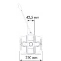 PLASTIMO Kalvopilssipumppu, kaksitoiminen, manuaalinen, 1,3 l/min