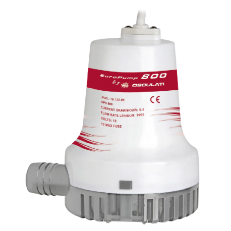 Osculati Europump II 800 12 V Bilgepumpe 51 L/min