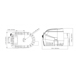 Bomba de achique Seaflo G750 automática 12 V 47 L/min 2