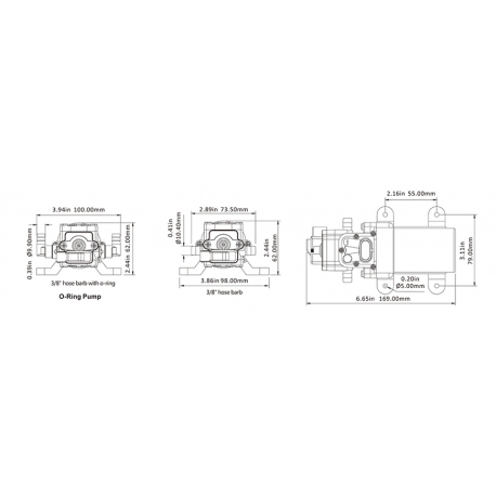 SEAFLO-autoklaavi 2,4 bar 12 V 4,3 l/min