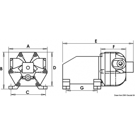 Autoklave OSCULATI Europump 8 2 bar 12 V 8 L/min