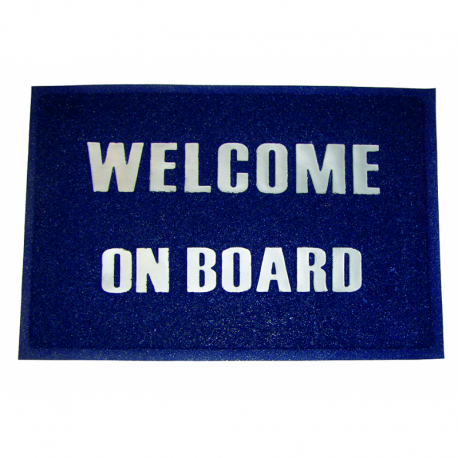 Tapis PVC antidérapant "Welcome" mm.600x400