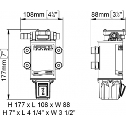 MARCO UP3 OIL-R 12V olietransportpomp 2