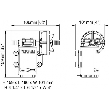 MARCO UP3 Diesel-Förderpumpe 12 V