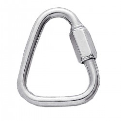 Aisi 316 stainless steel Delta ring with screw opening