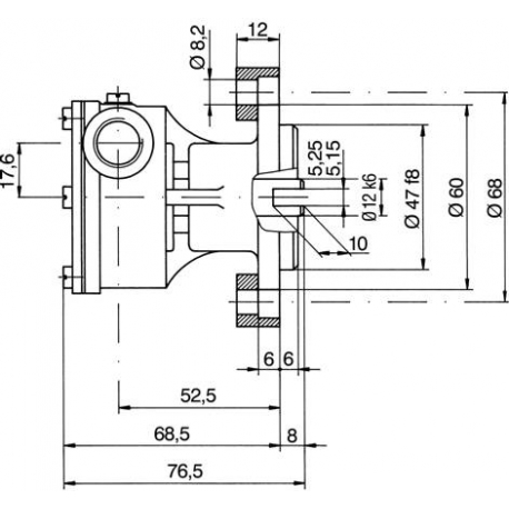 ANCOR ST138 selbstansaugende Pumpe für Motorkühlung