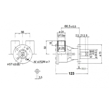 ANCOR ST143 selbstansaugende Pumpe für Motorkühlung