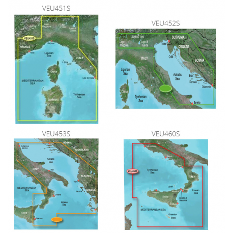 Cartography BlueChart G3 HD Vision SD/Micro SD for Garmin