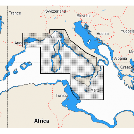 Cartografia C-MAP 4D MAX SD/Micro SD per Raymarine, Furuno