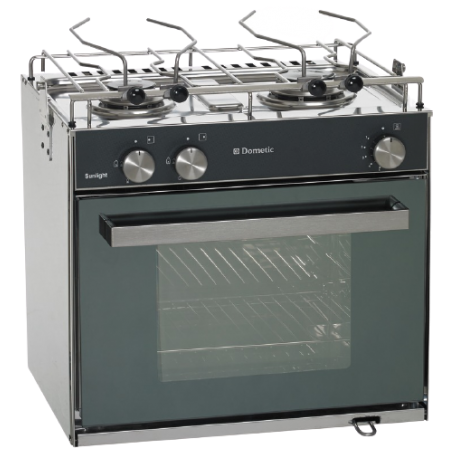 Cuisine avec four à gaz Smev Sunlight Slim à 2 brûleurs - Dometic