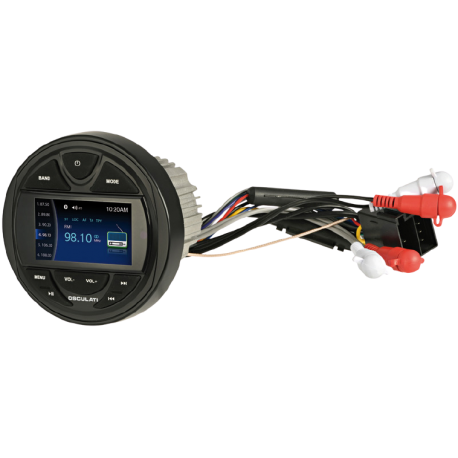 Dashboard Radio M3-TFT mit Fernbedienung und DAB-Antenne - Osculati