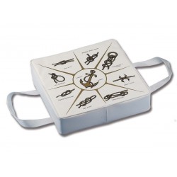 White lifebuoyant cushion with buoyancy 100 N