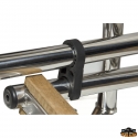 Klappbare Badeleiter mit Handlauf und Trittstufen aus Holz für Heckplattformen – Trem