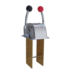 Brass two-lever control box