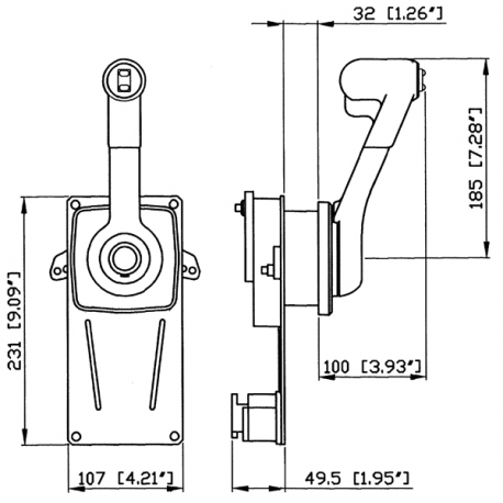 B184 Caja de control de recortes - Ultraflex