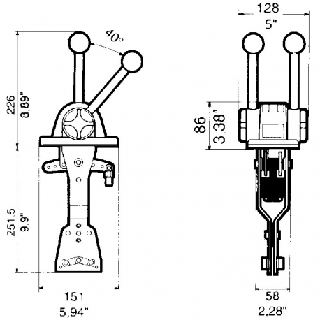 Scatola comando bileva B101 - Ultraflex