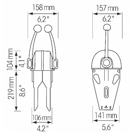 B104 Dubbelspakskontrollbox - Ultraflex