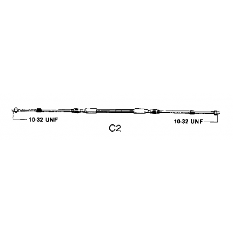 Cable de control remoto C2 - Ultraflex